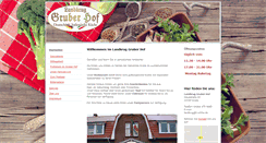 Desktop Screenshot of landkrug-gruber-hof.de