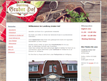 Tablet Screenshot of landkrug-gruber-hof.de